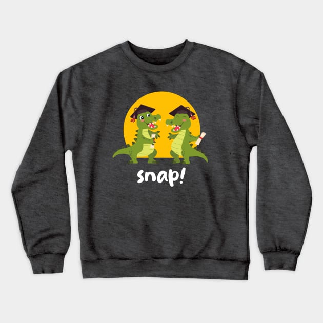 Snap! Double graduation (on dark colors) Crewneck Sweatshirt by Messy Nessie